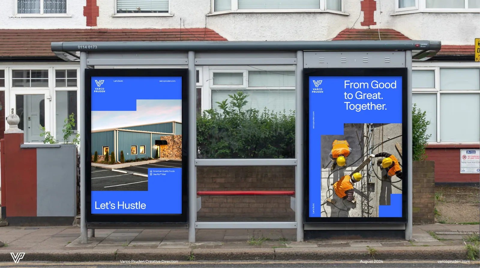Varco Pruden bus shelter posters