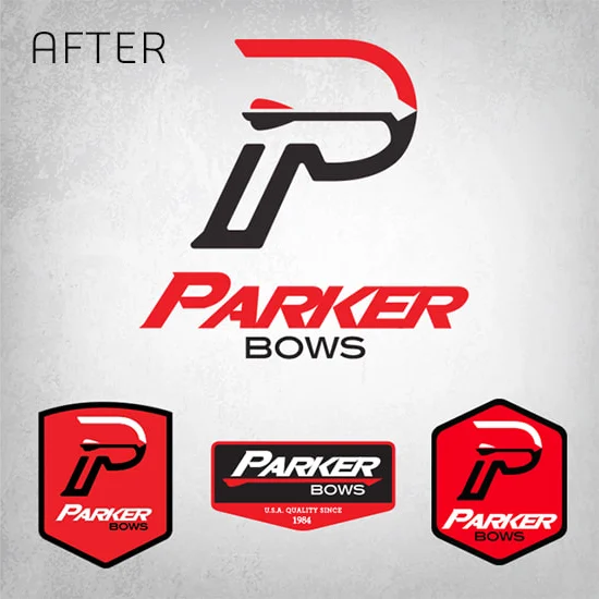 Parker logo system after the rebrand