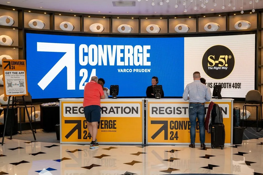 Converge registration area